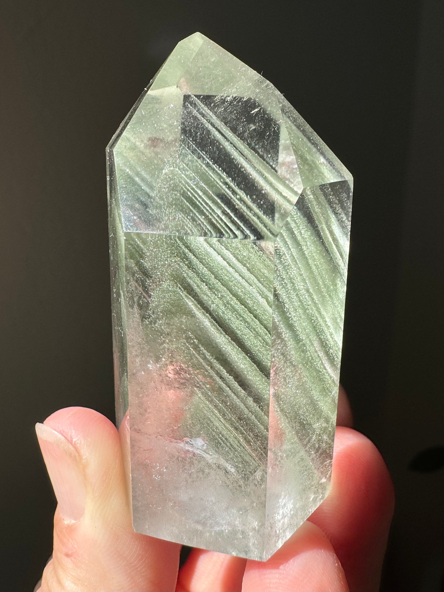 QUARTZ WITH CHLORITE PHANTOMS