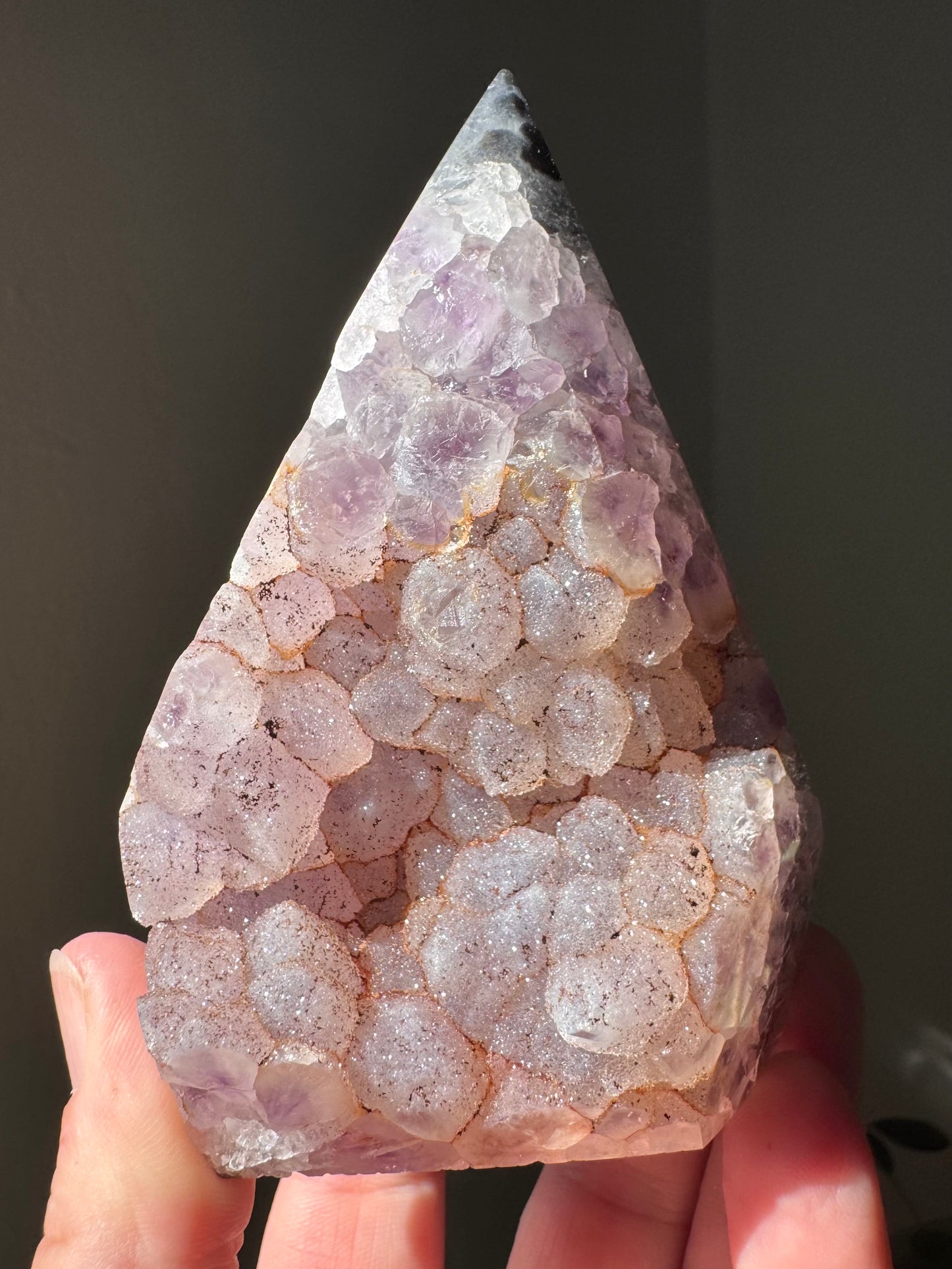 AMETHYST & AGATE PYRAMID