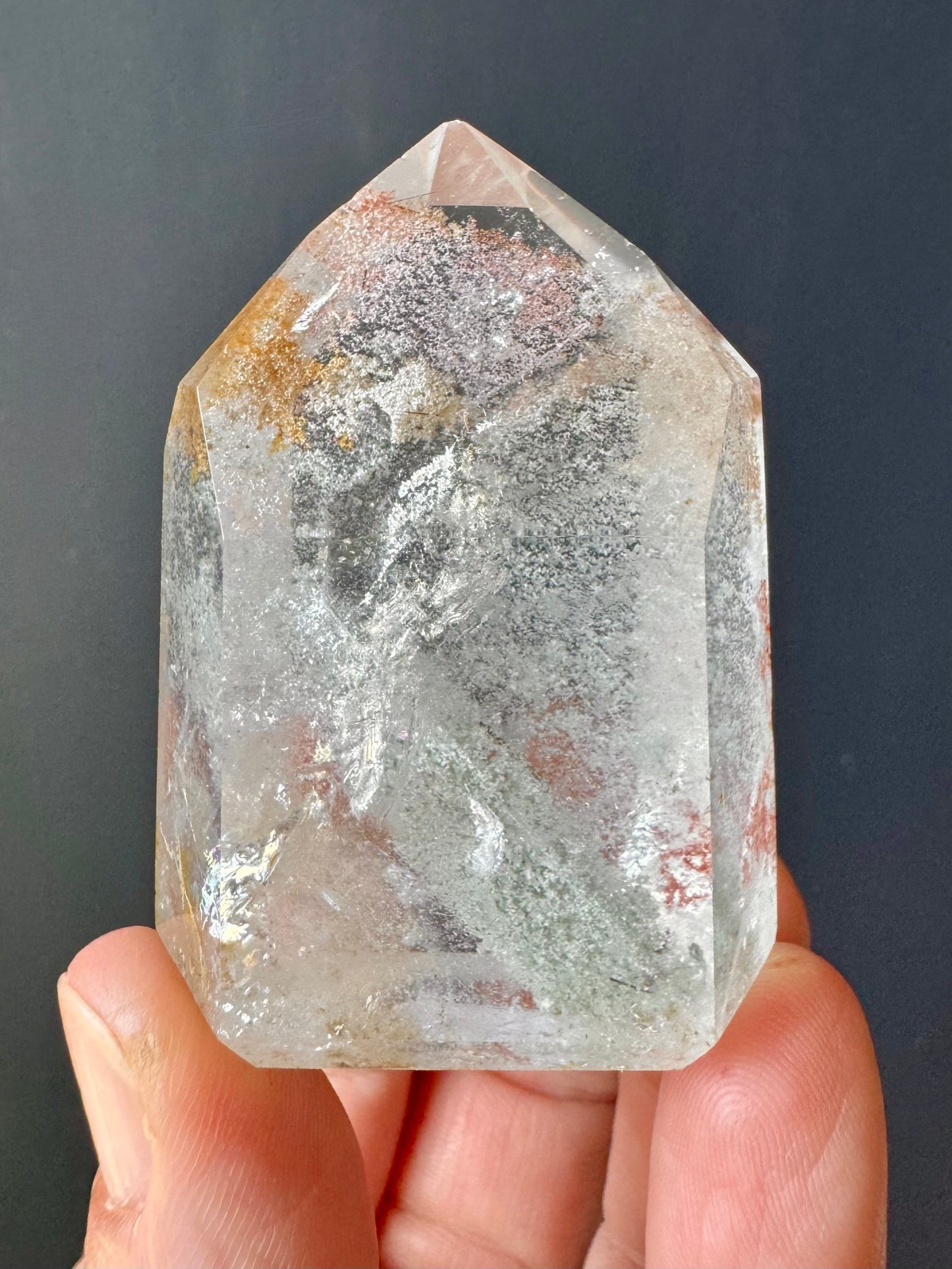 GARDEN QUARTZ WITH LODOLITE
