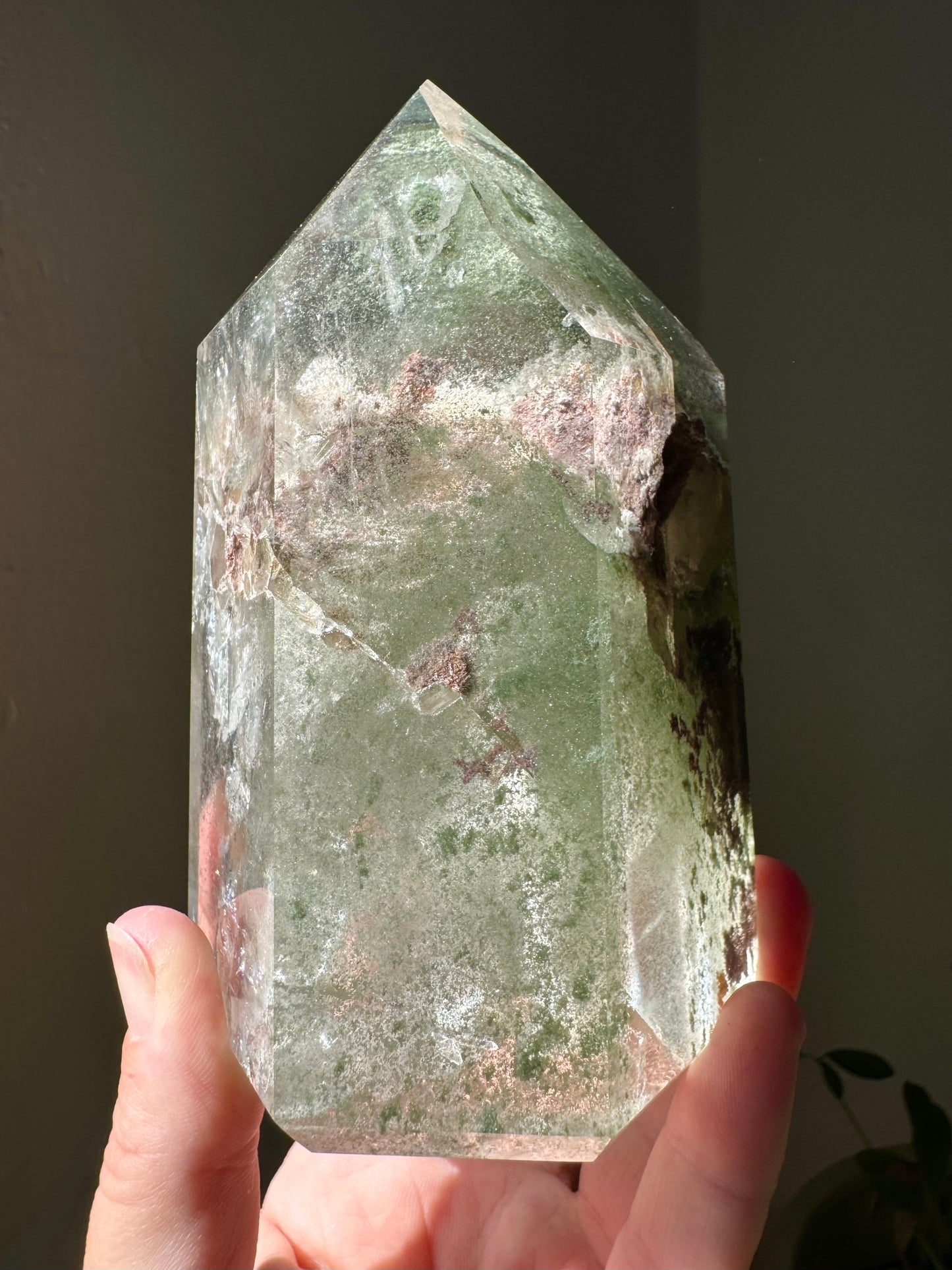 GARDEN QUARTZ WITH CHLORITE & LODOLITE