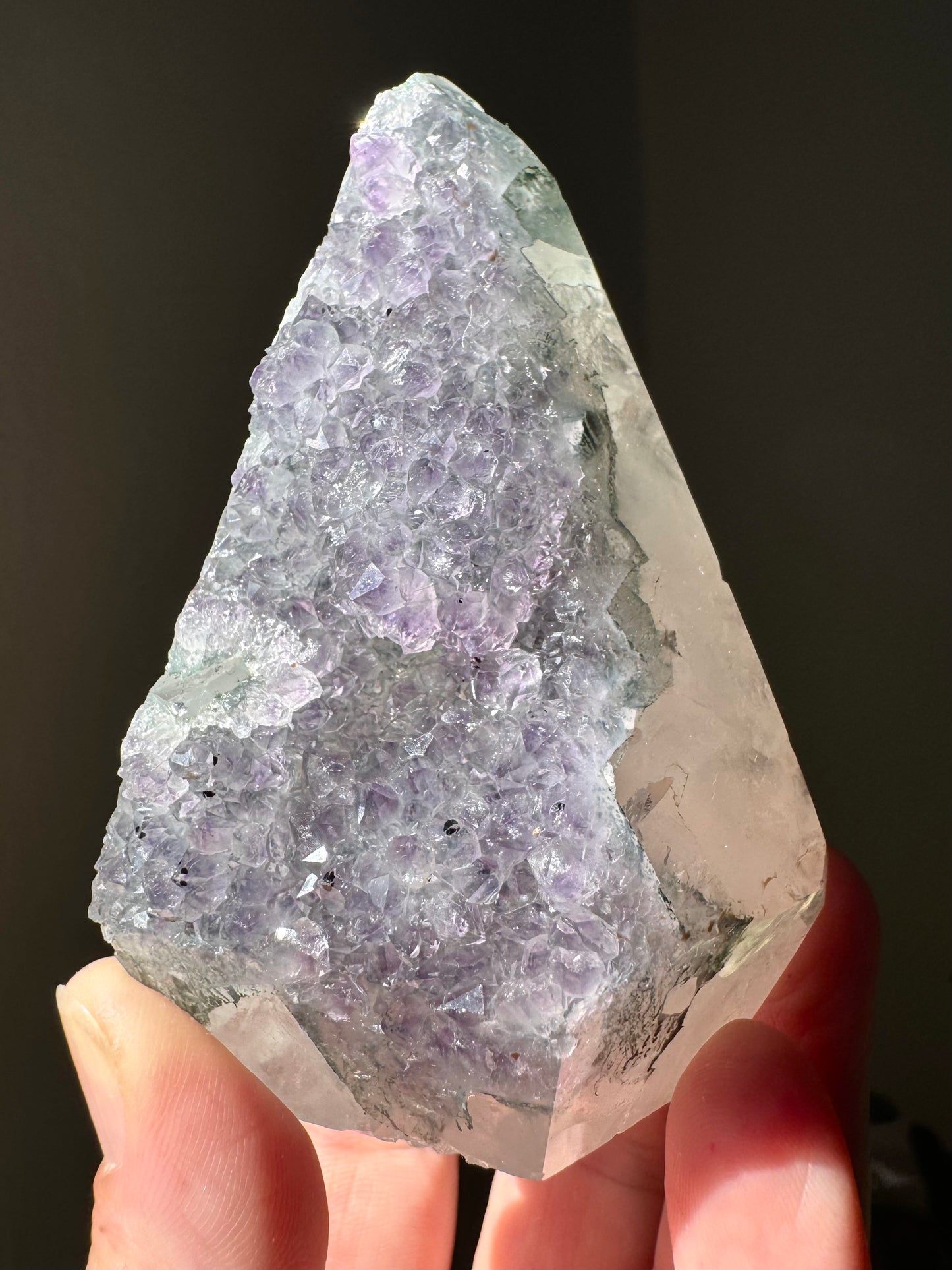 AMETHYST & QUARTZ PYRAMID
