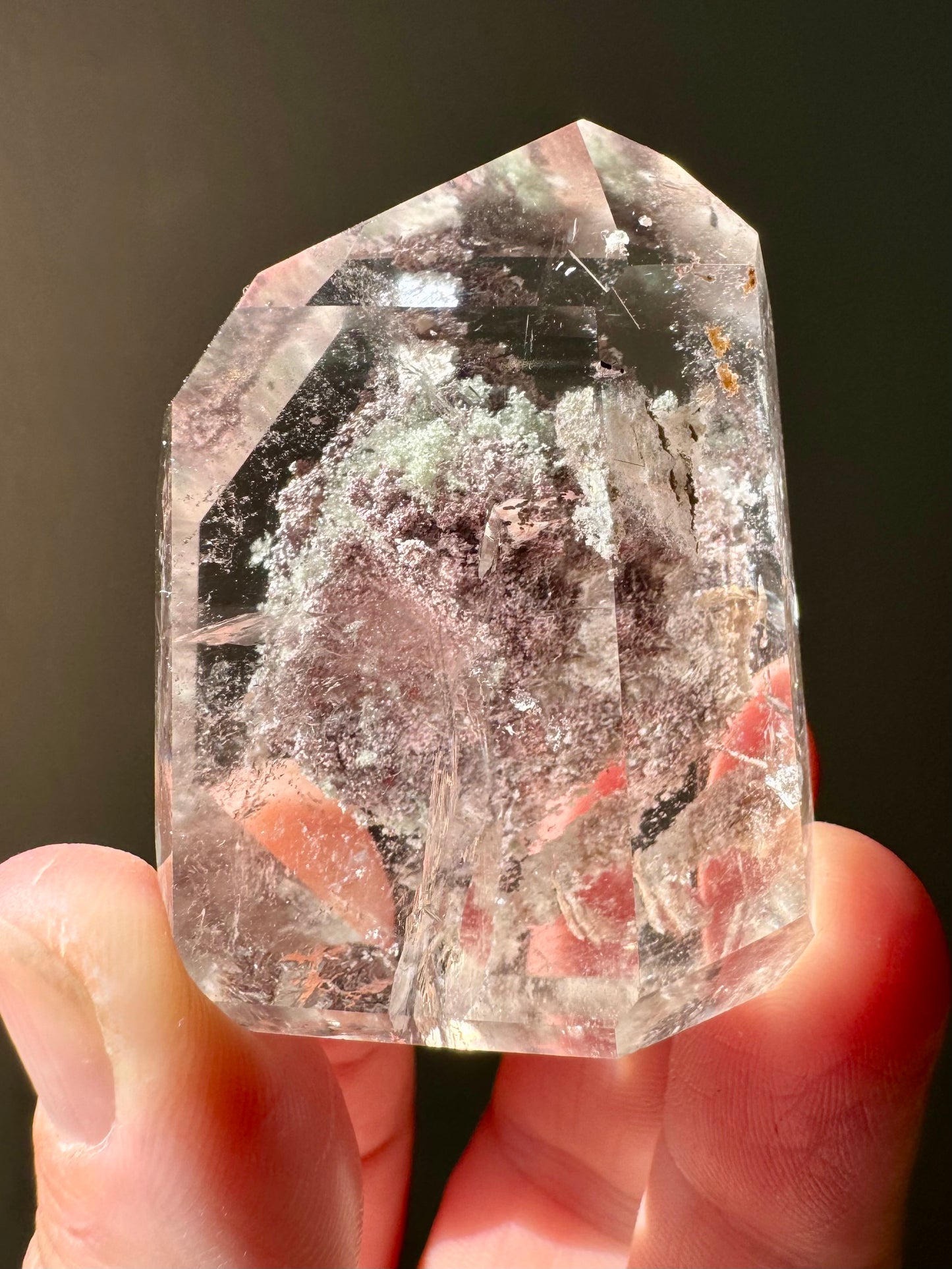 GARDEN QUARTZ WITH LODOLITE