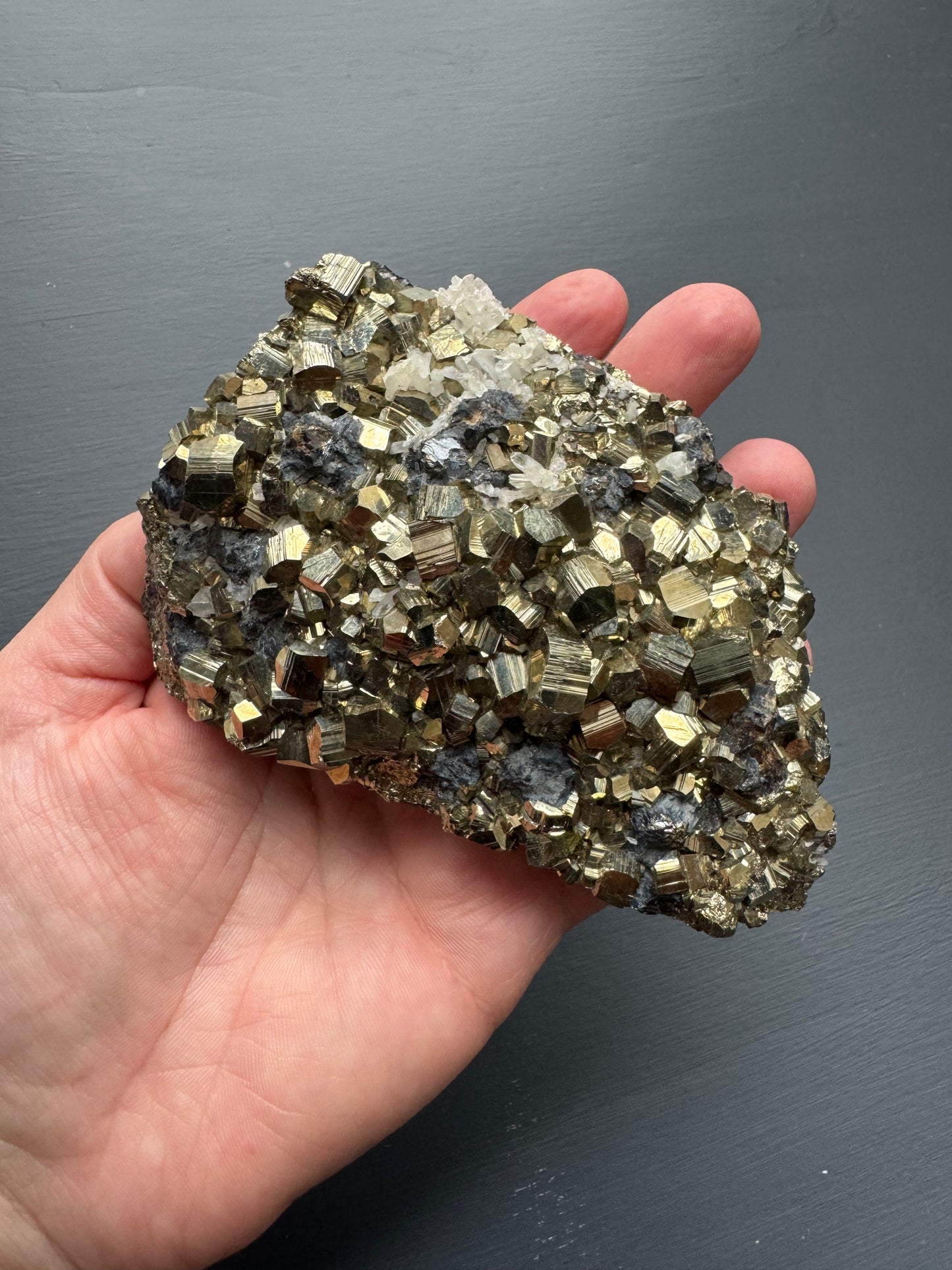 PYRITE, HEMATITE AND QUARTZ