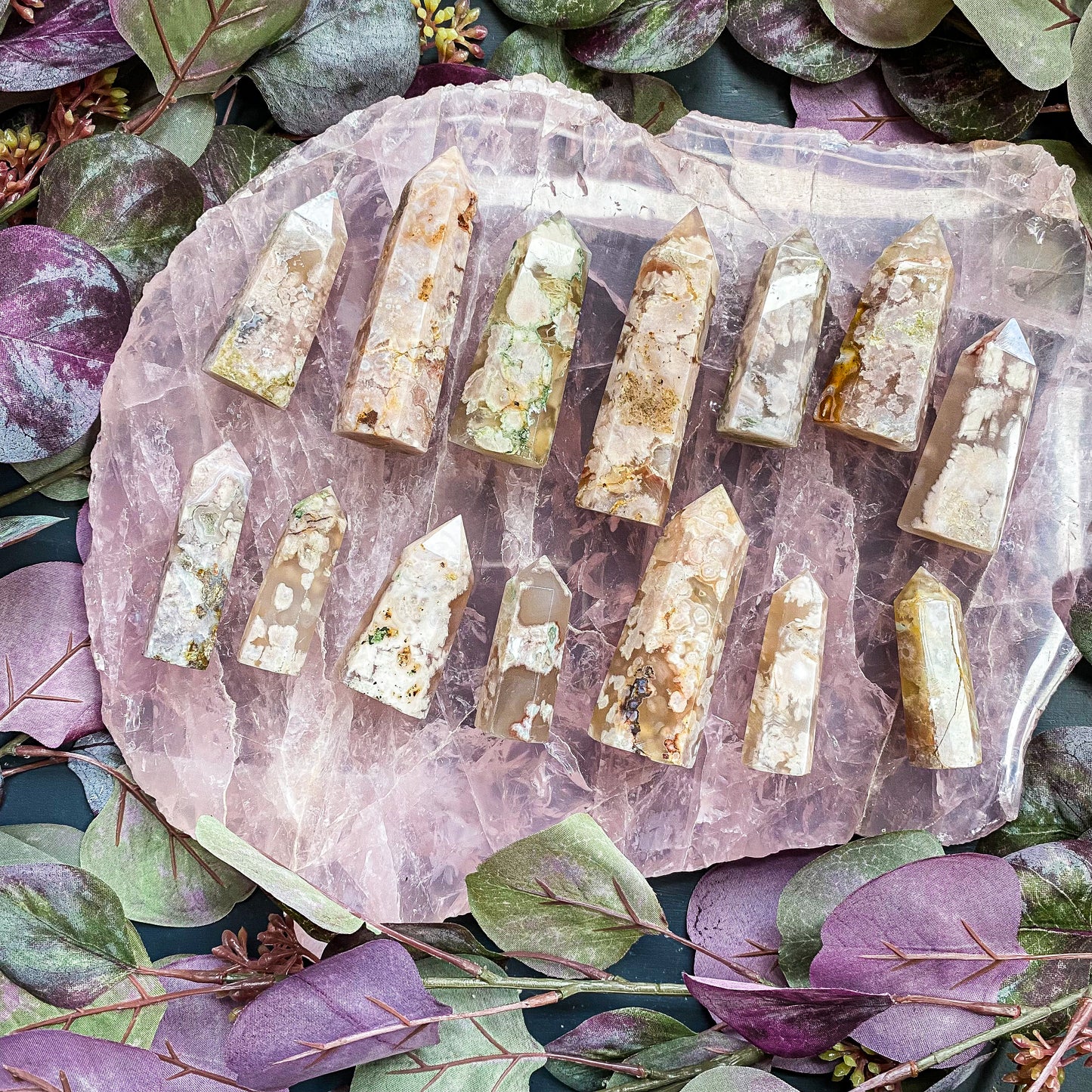 FLOWER AGATE TOWER
