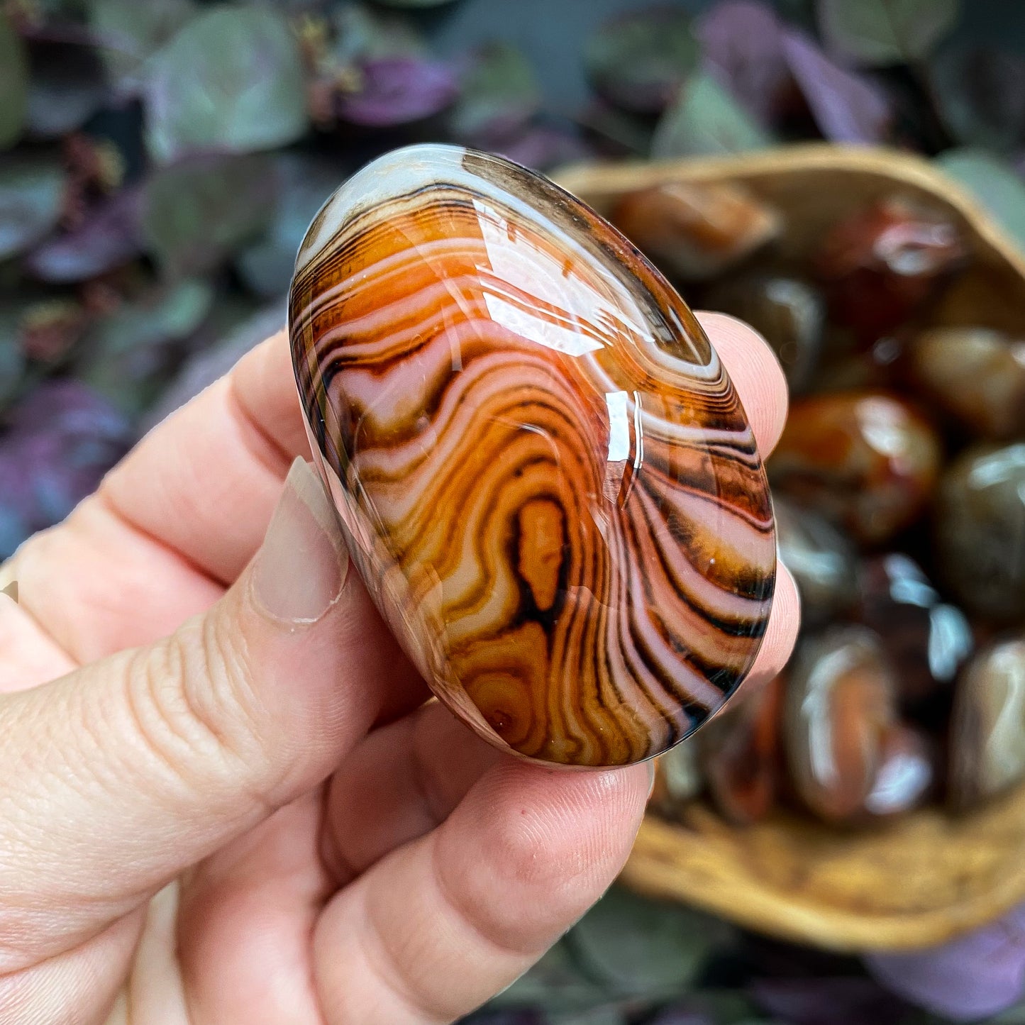 CARNELIAN AGATE POCKET STONES