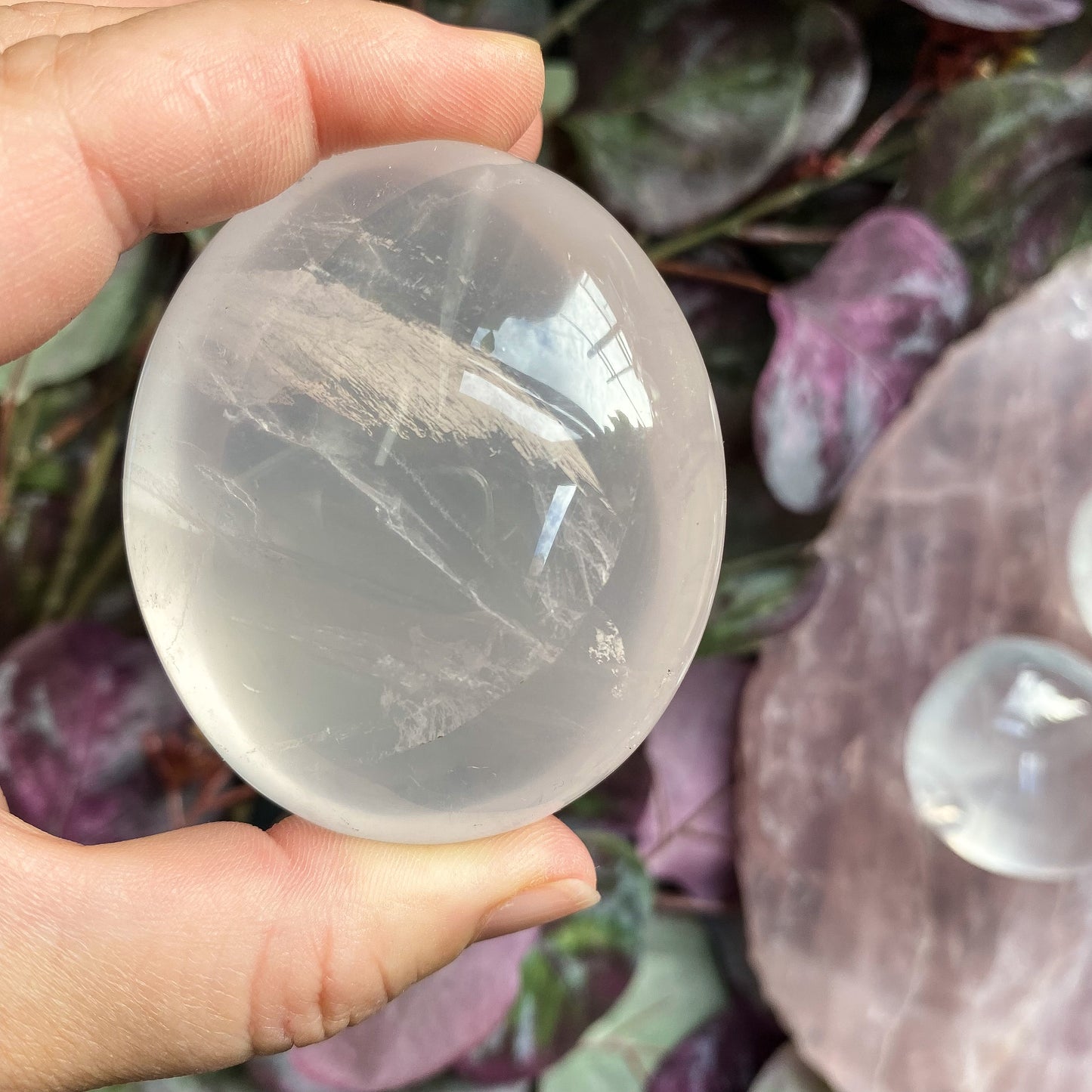 QUARTZ POCKET STONES (MILKY)