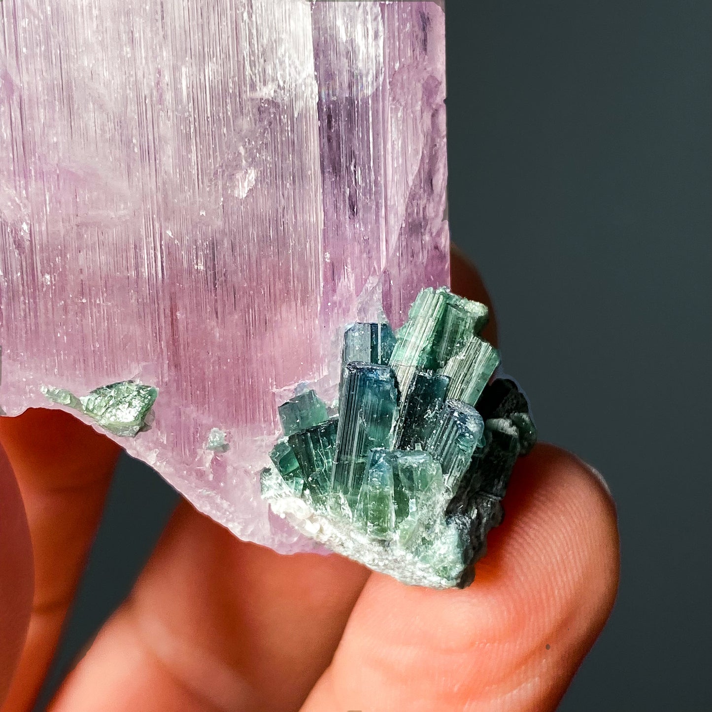 KUNZITE & TOURMALINE