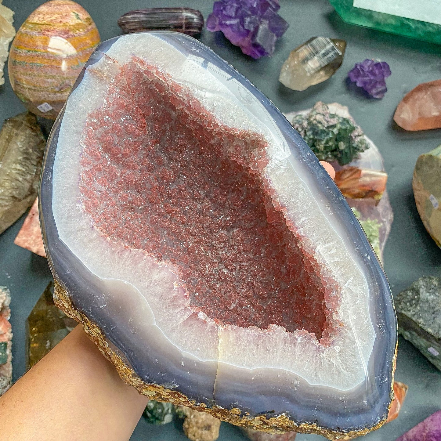 AMETHYST (HEMATITE AGATE)