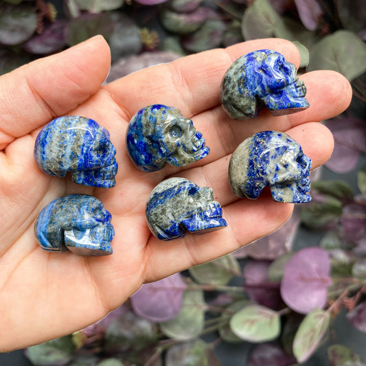 LAPIS LAZULI SKULL