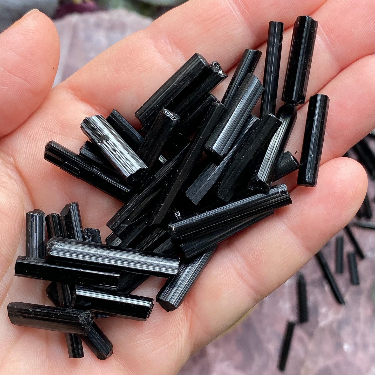 BLACK TOURMALINE PIECES