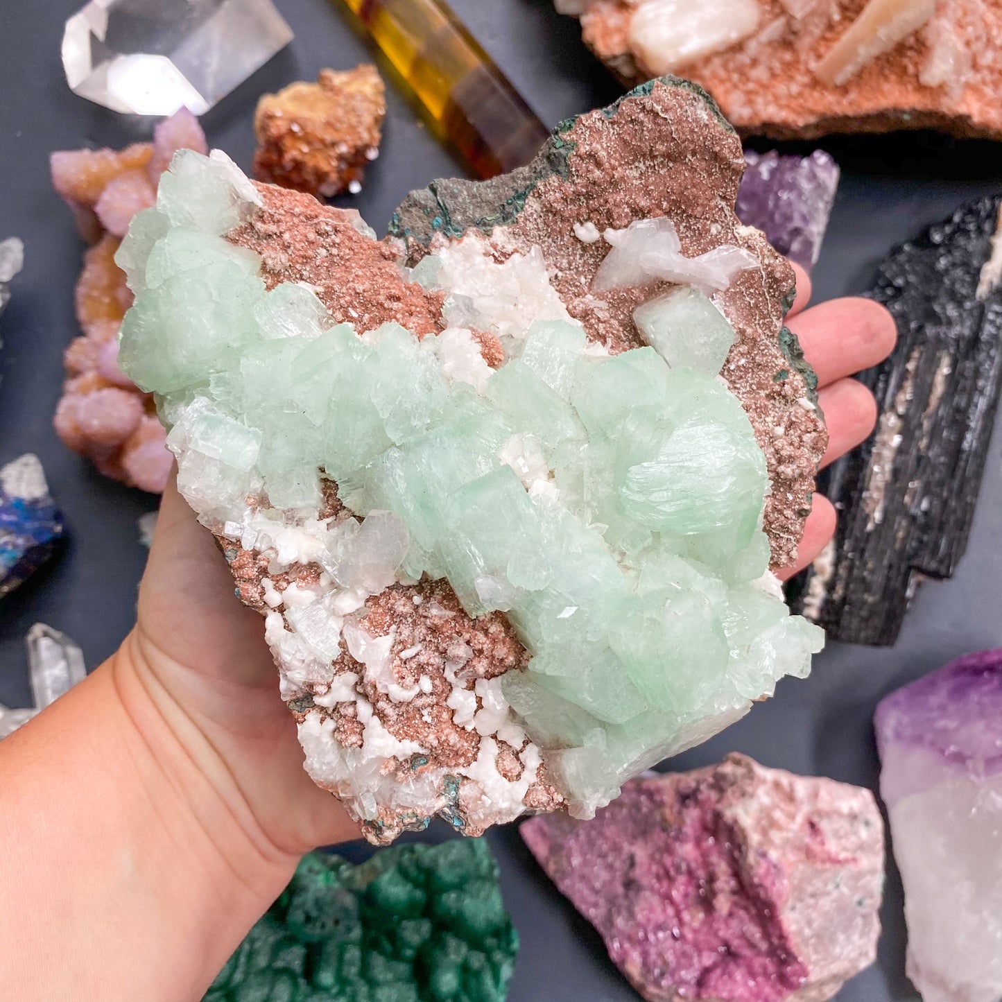 GREEN APOPHYLITE