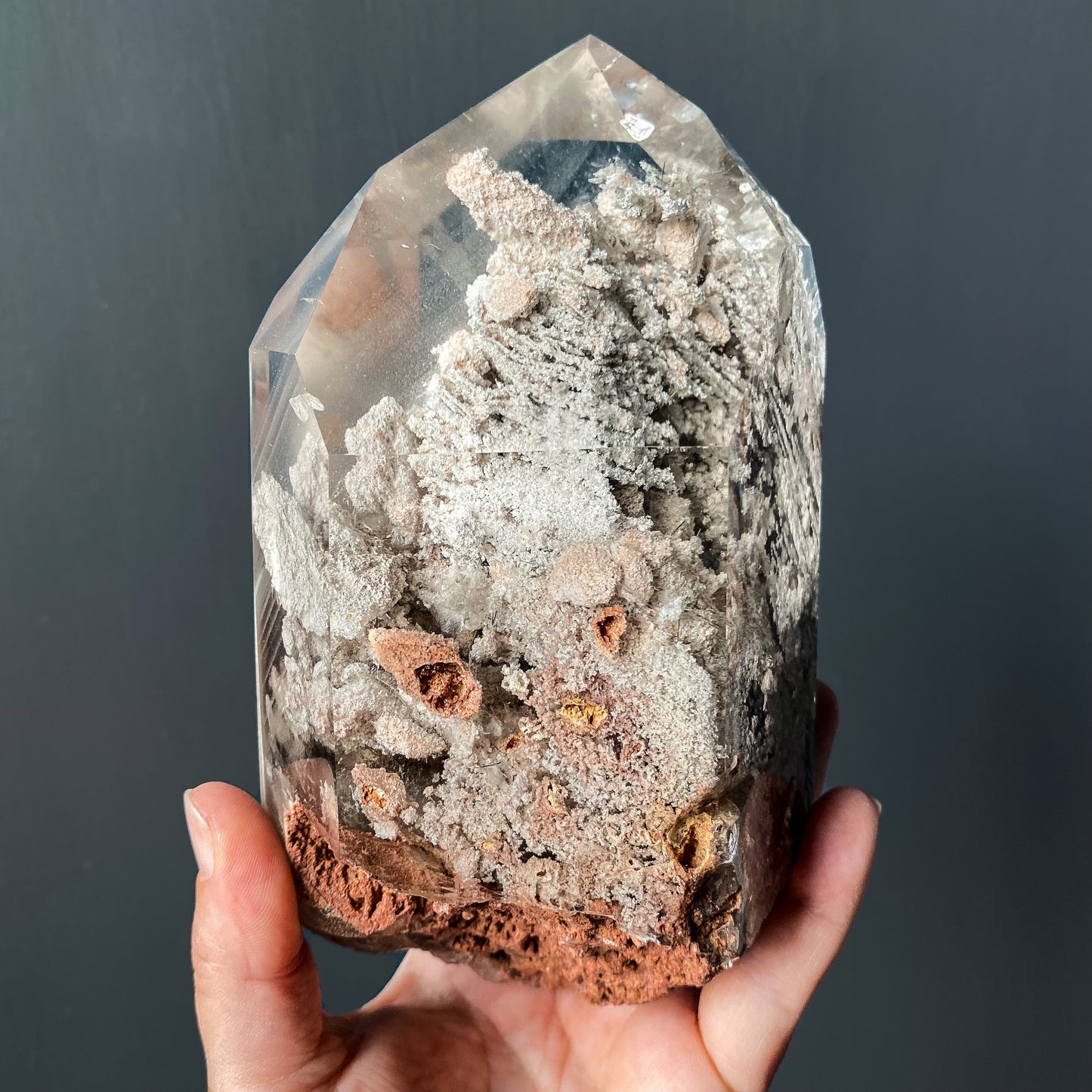 GARDEN QUARTZ (WITH PHANTOMS)