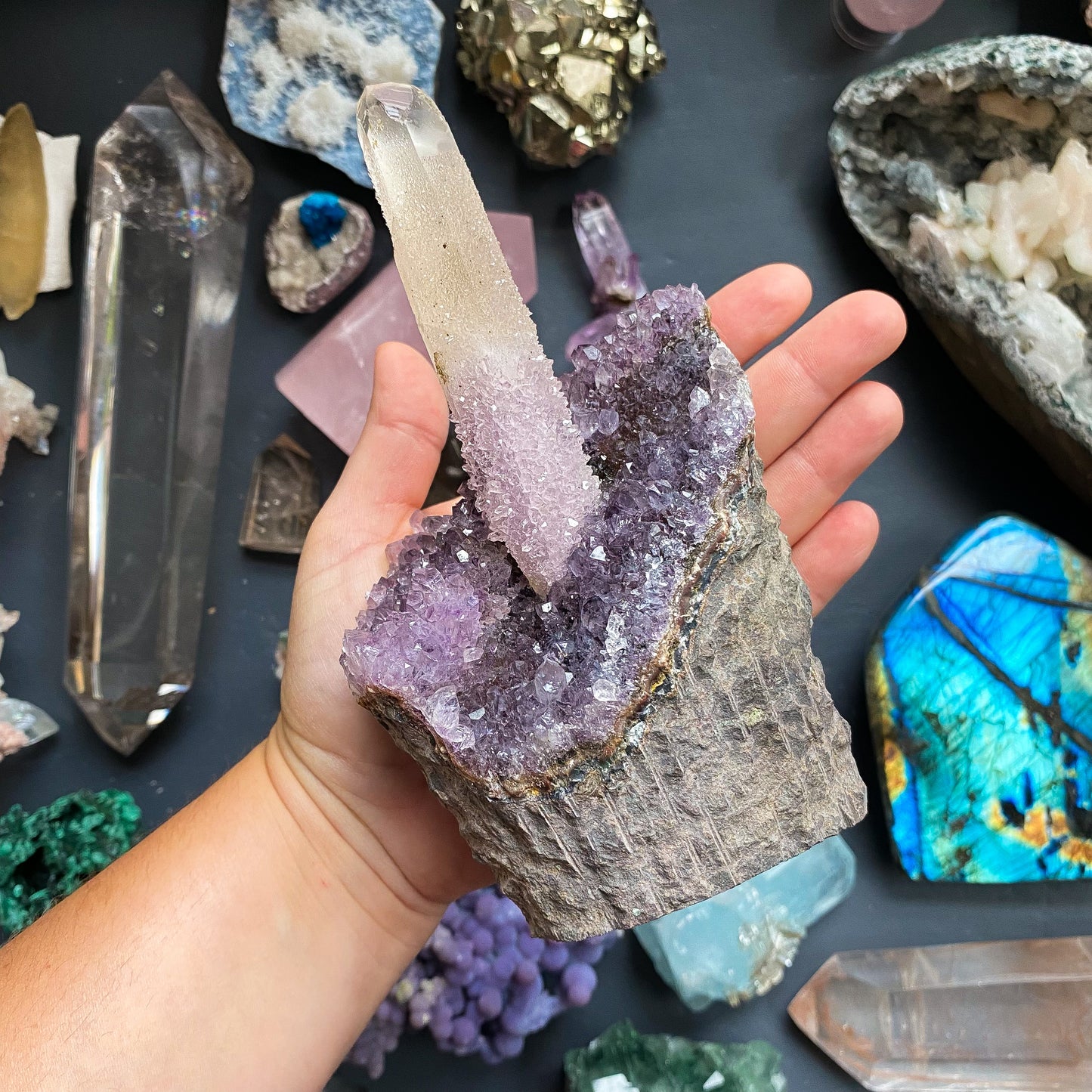 AMETHYST & CALCITE