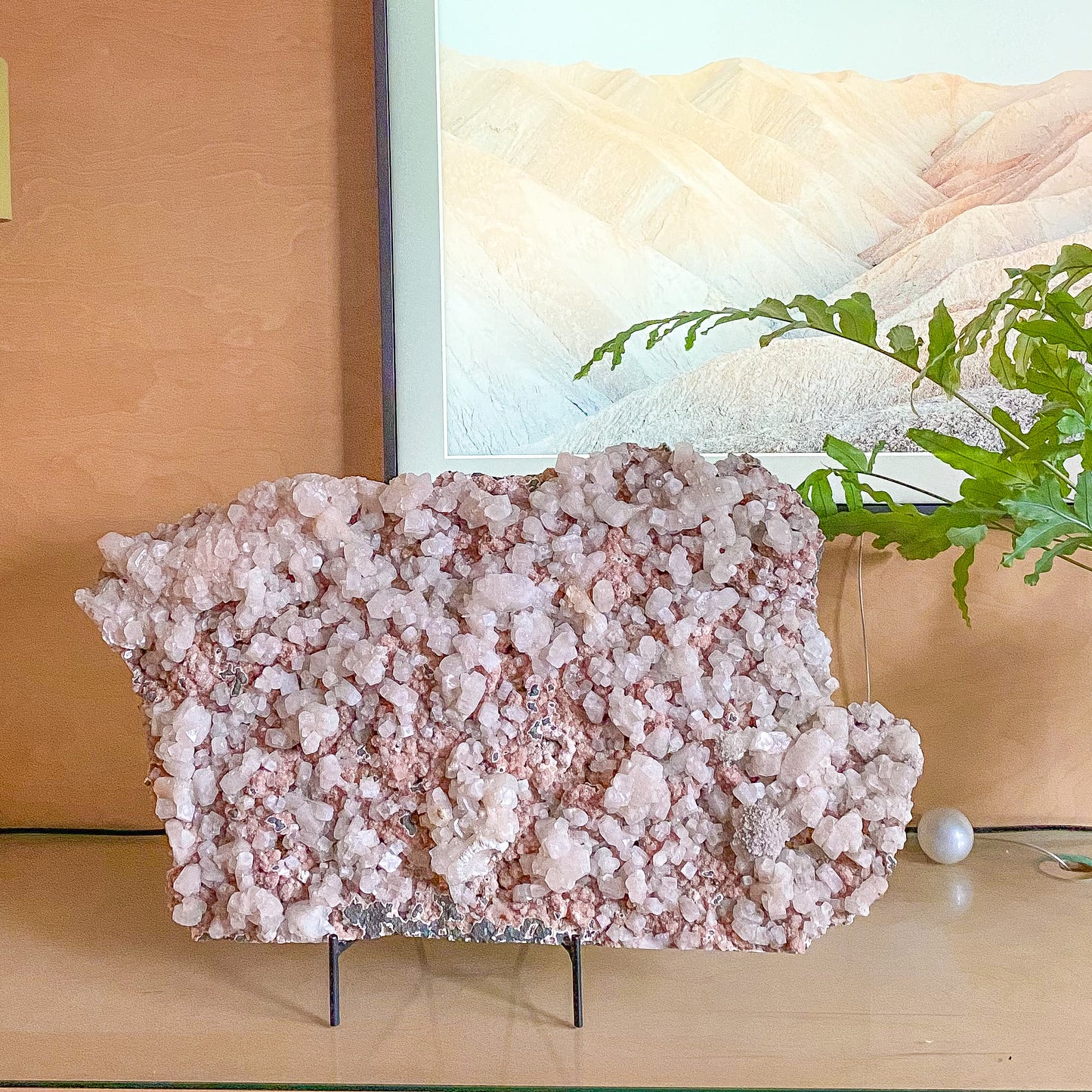 STILBITE & APOPHYLITE DISPLAY SPECIMEN