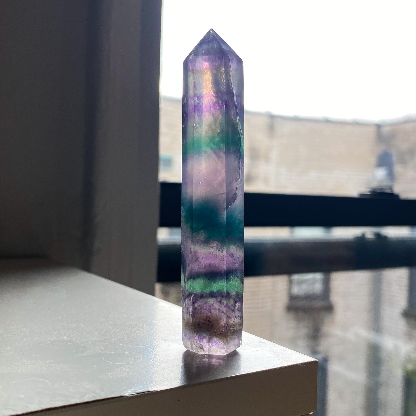 RAINBOW FLUORITE TOWERS