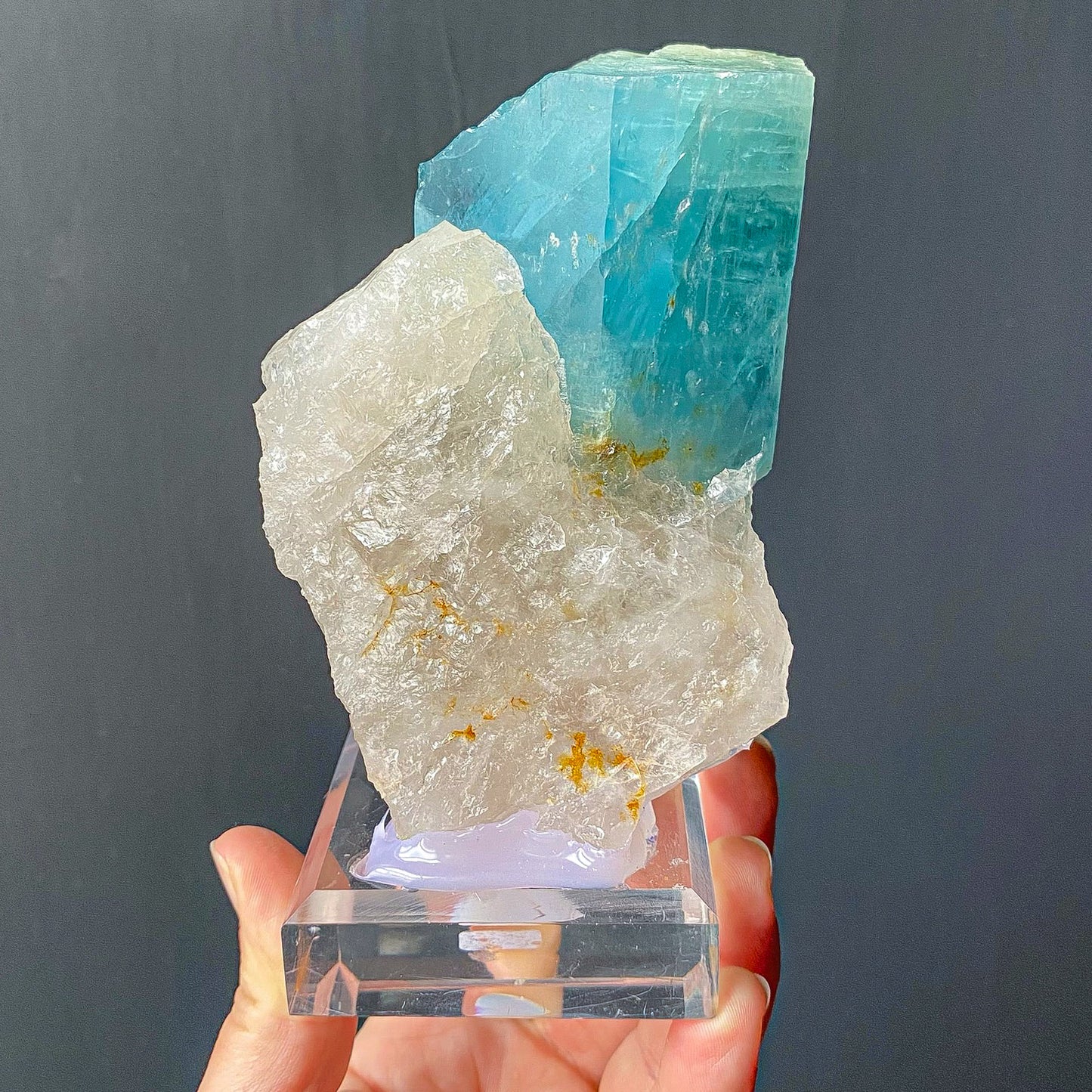 AQUAMARINE & QUARTZ