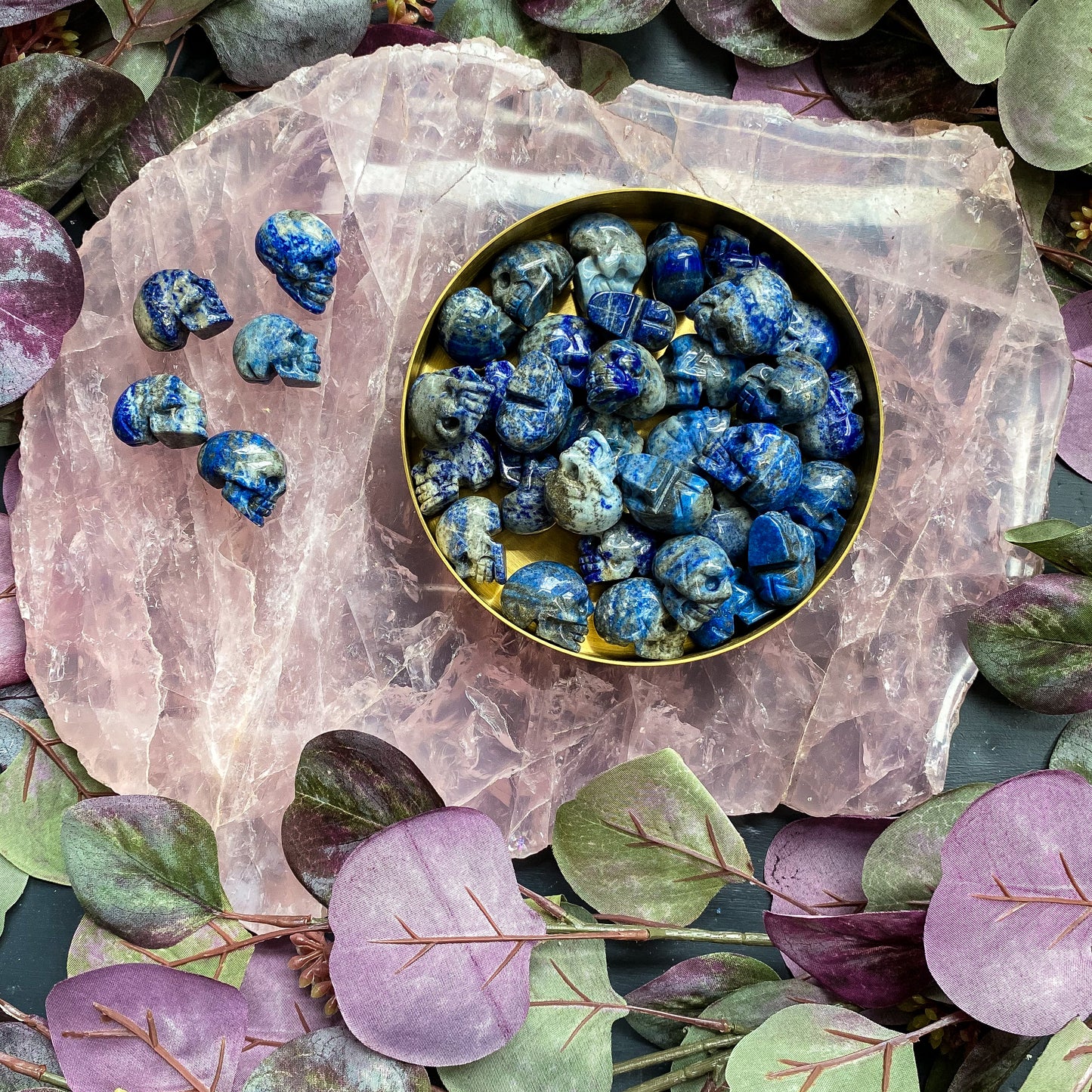 LAPIS LAZULI SKULL