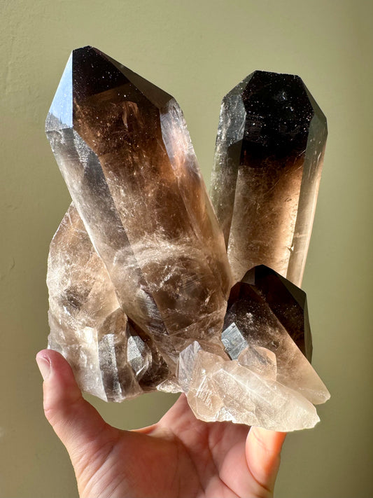SMOKY QUARTZ CLUSTER