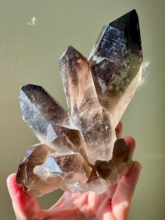 SMOKY QUARTZ CLUSTER