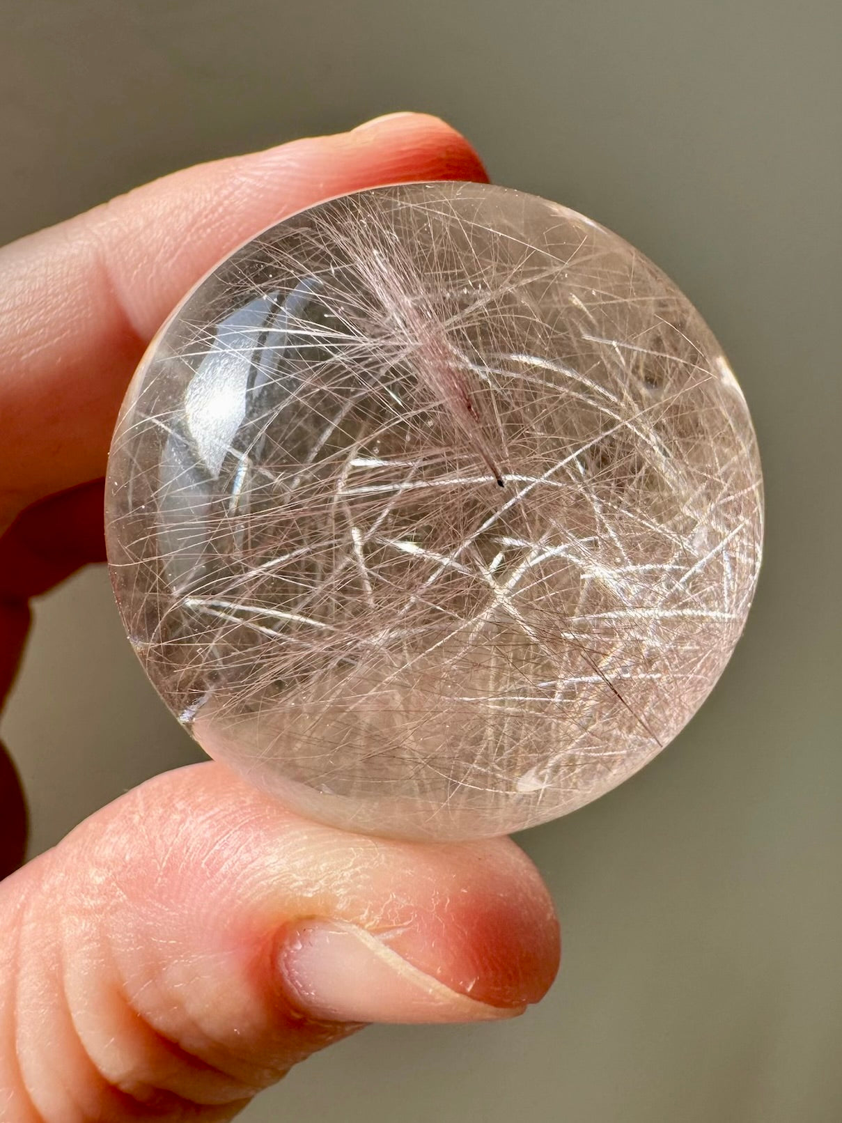 RUTILATED QUARTZ SPHERE