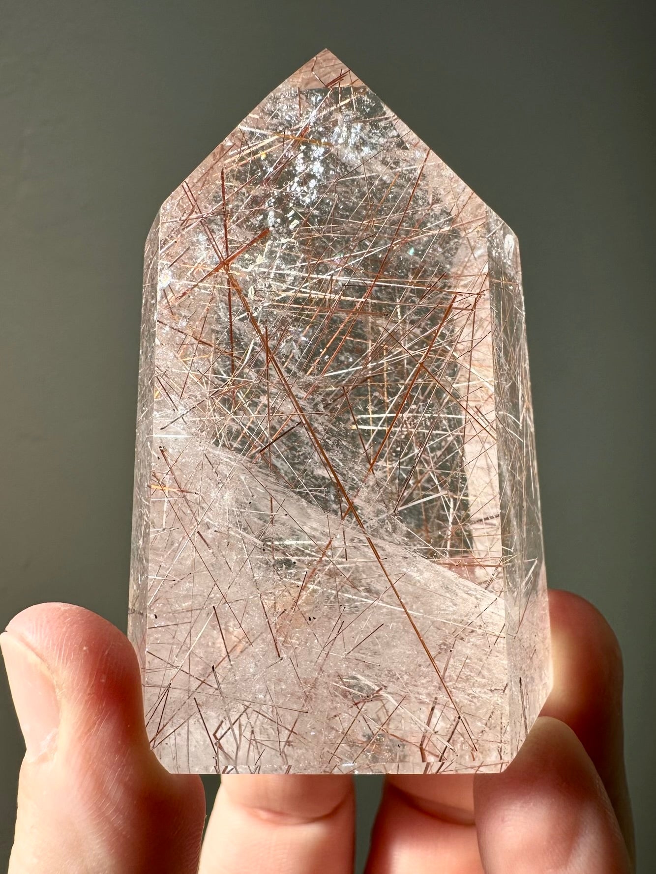 RUTILATED QUARTZ POINT