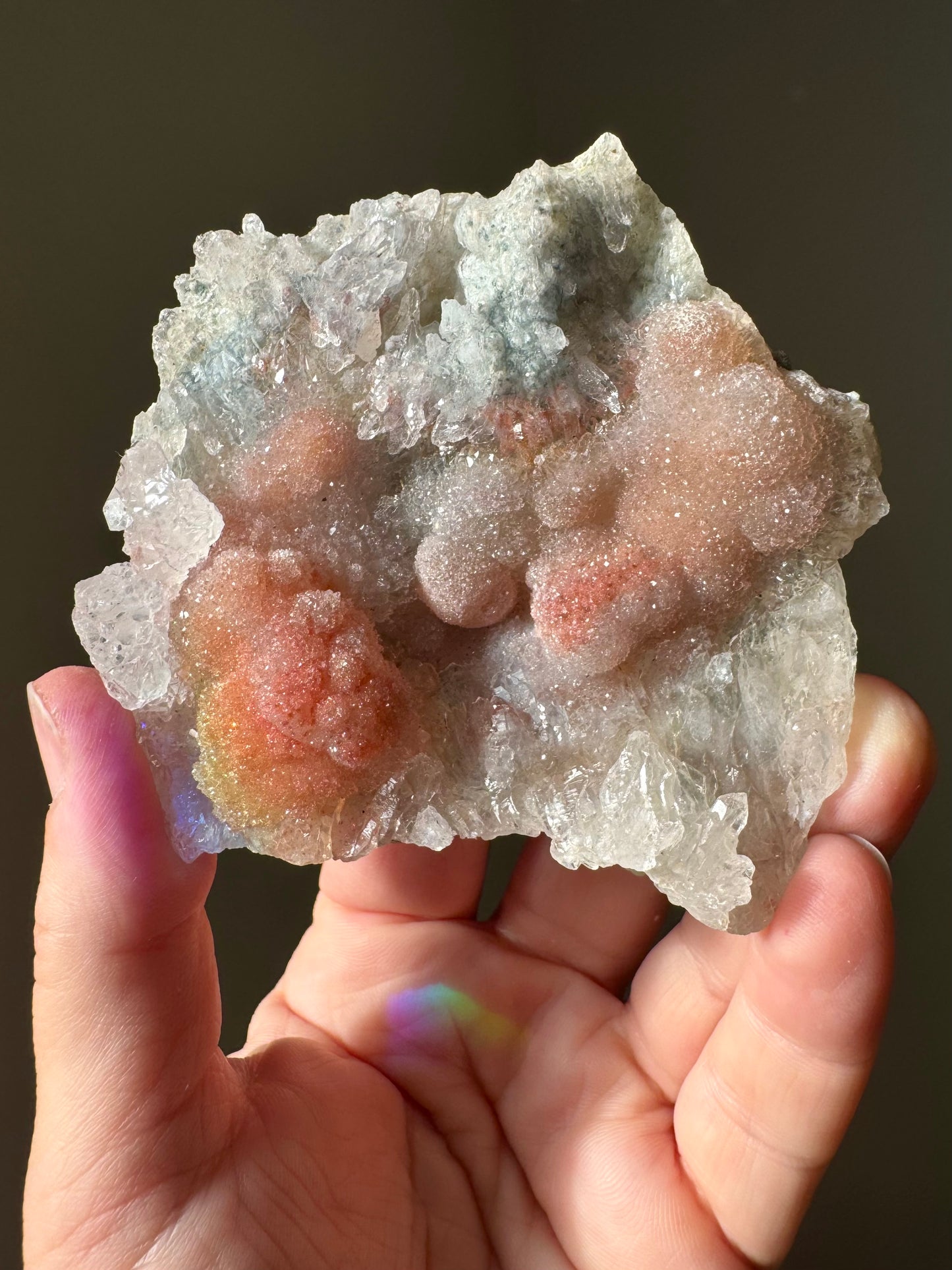 PINK AMETHYST, CHALCEDONY & QUARTZ