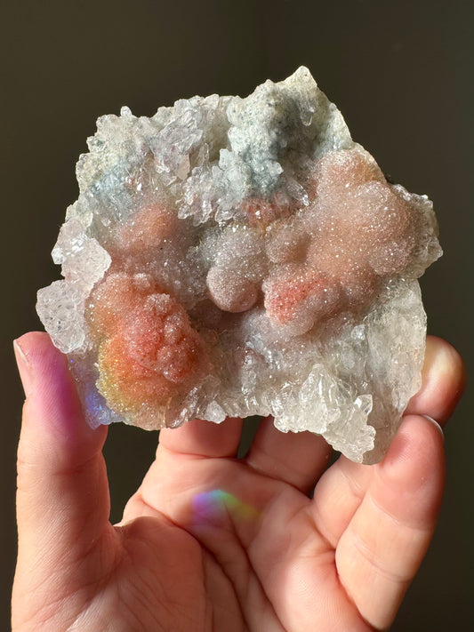 PINK AMETHYST, CHALCEDONY & QUARTZ