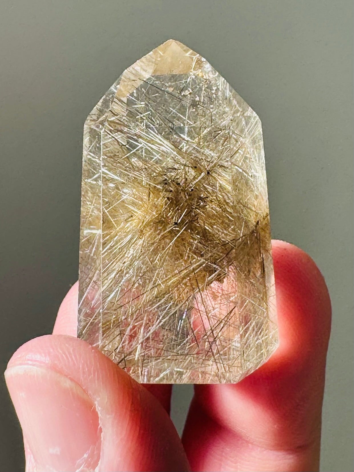 RUTILATED QUARTZ POINT