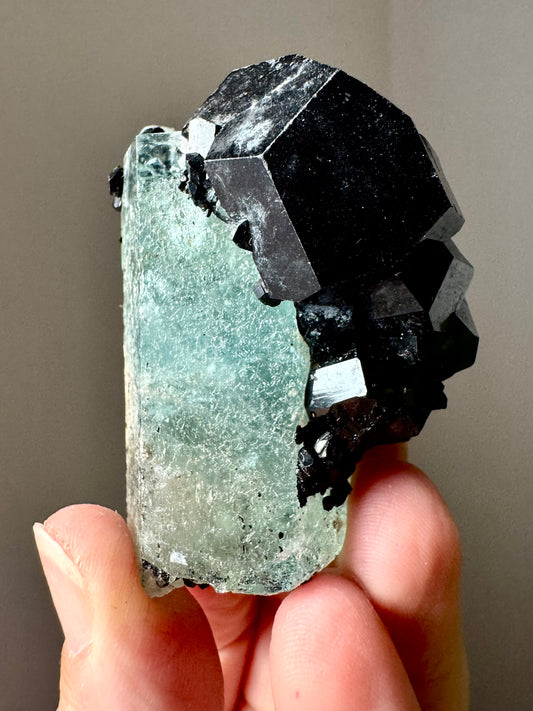 AQUAMARINE & BLACK TOURMALINE