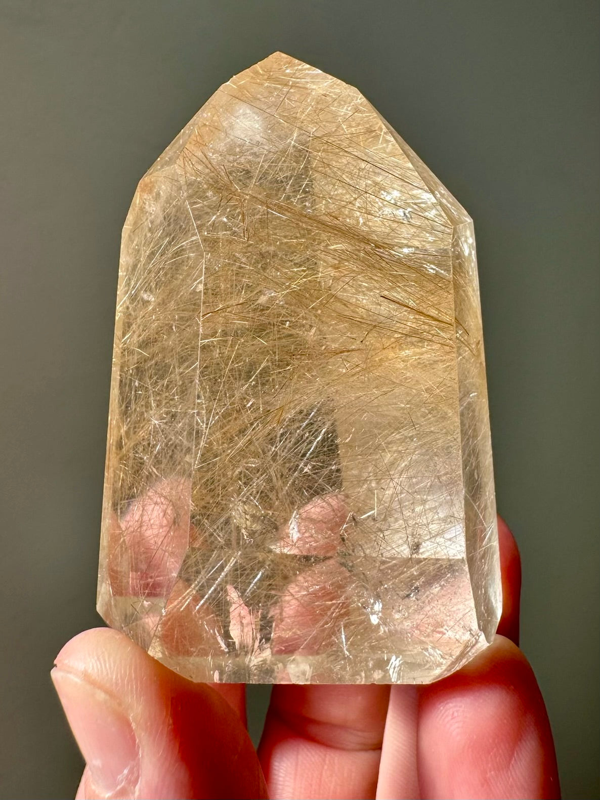 RUTILATED QUARTZ POINT
