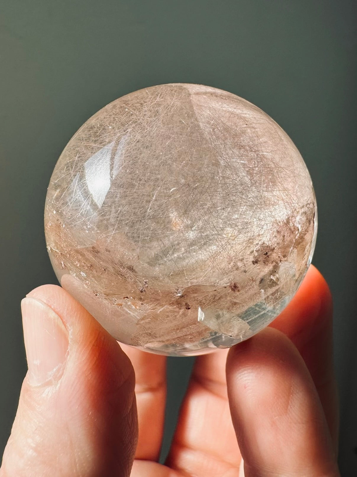 RUTILATED QUARTZ SPHERE