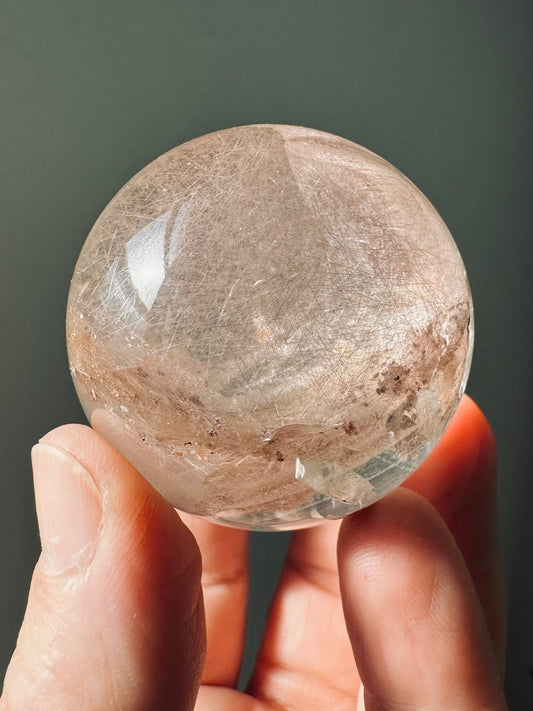 RUTILATED QUARTZ SPHERE