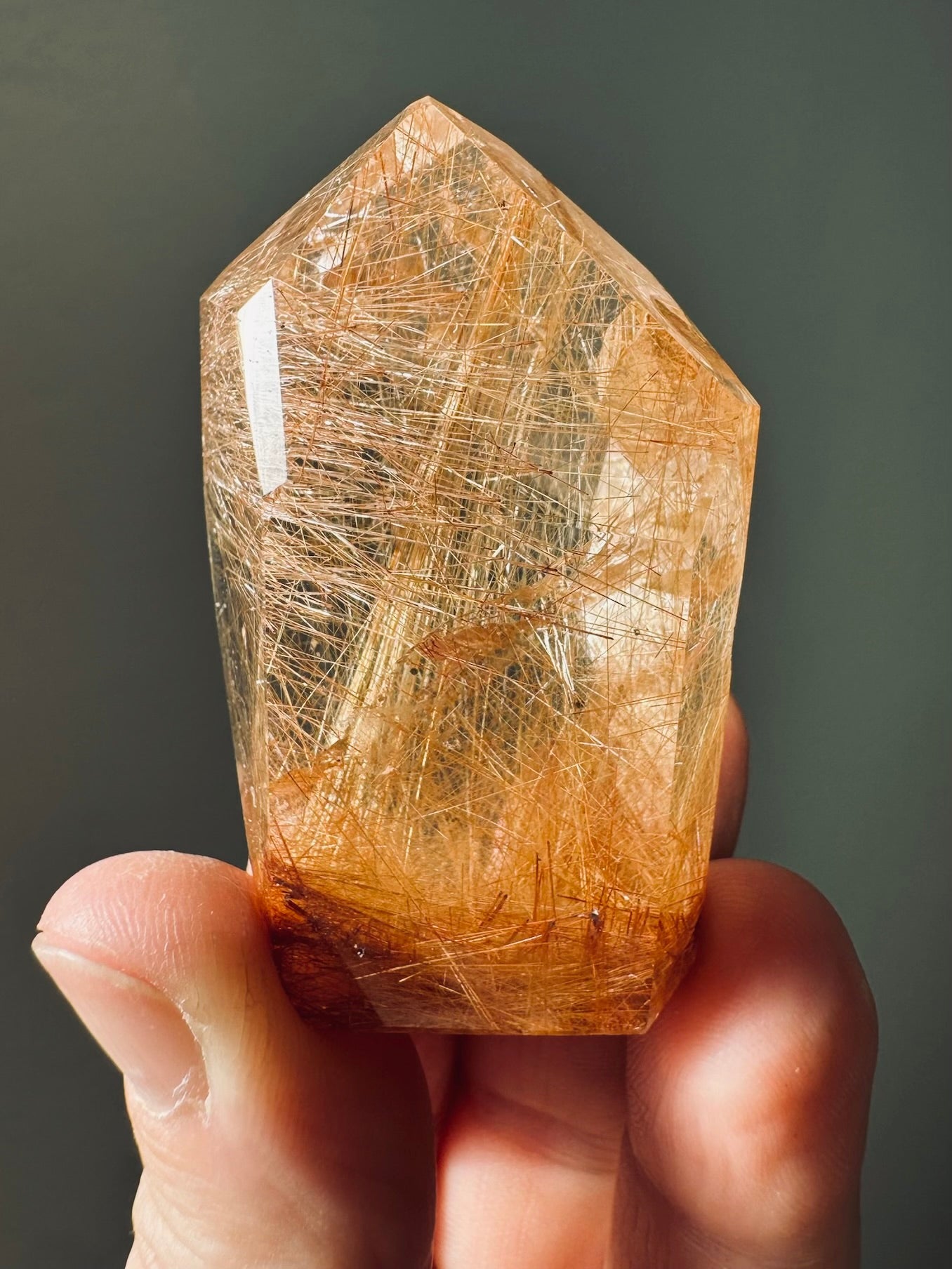 RUTILATED QUARTZ POINT