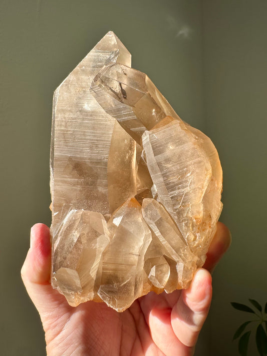 SMOKY TANGERINE QUARTZ
