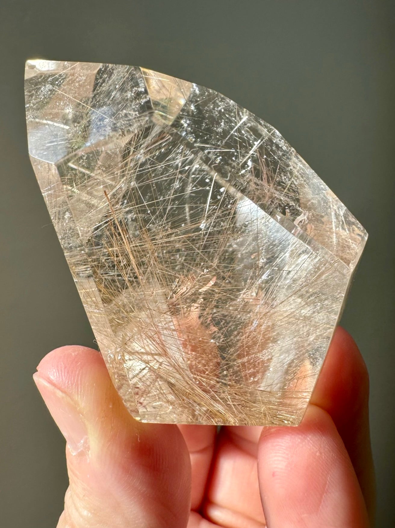 RUTILATED QUARTZ POINT