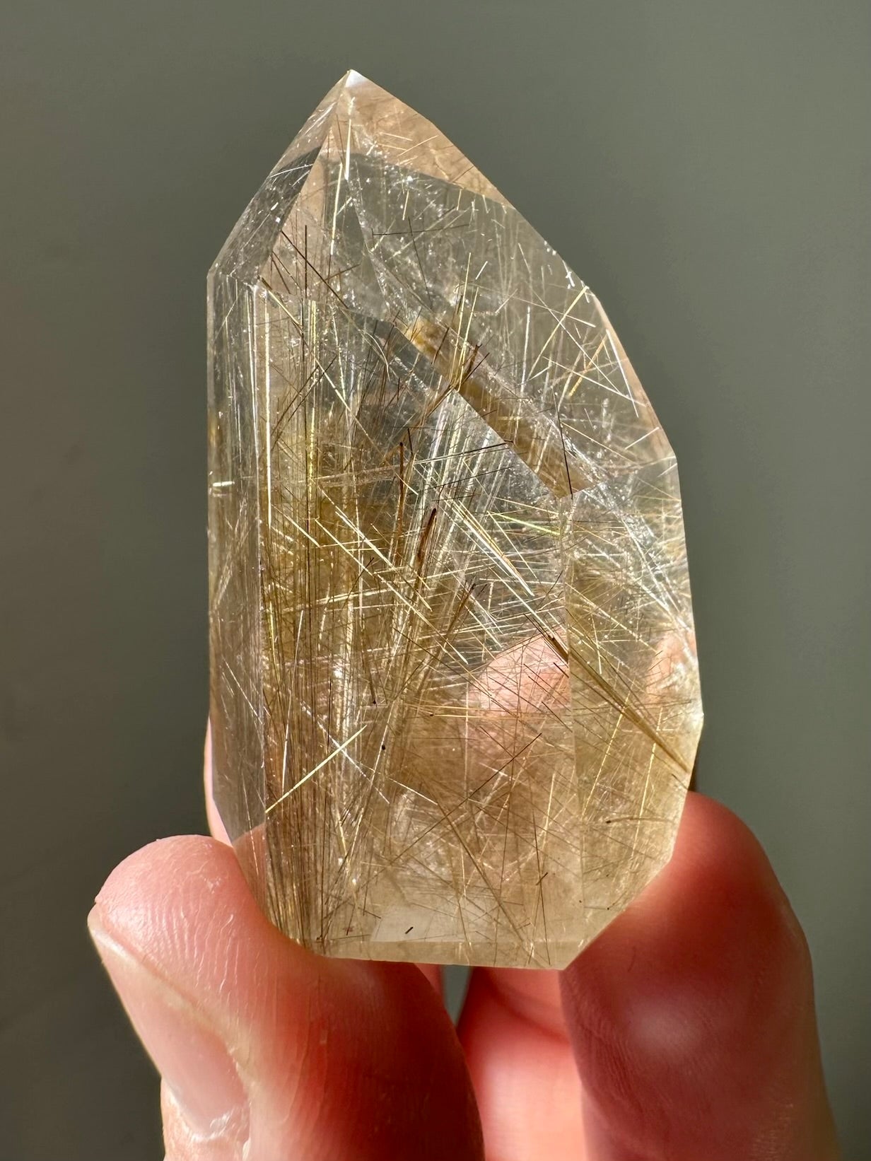 RUTILATED QUARTZ POINT