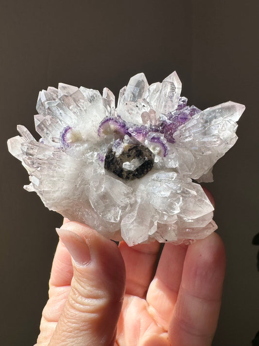 PINK QUARTZ & FLUORITE