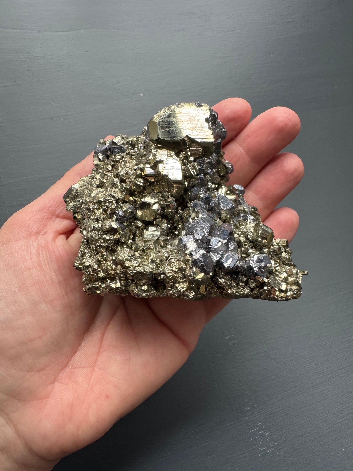 PYRITE AND HEMATITE