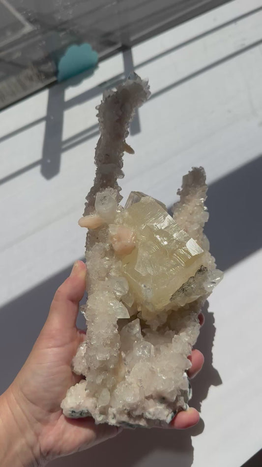 ZEOLITE & CALCITE STALACTITE (CE300)