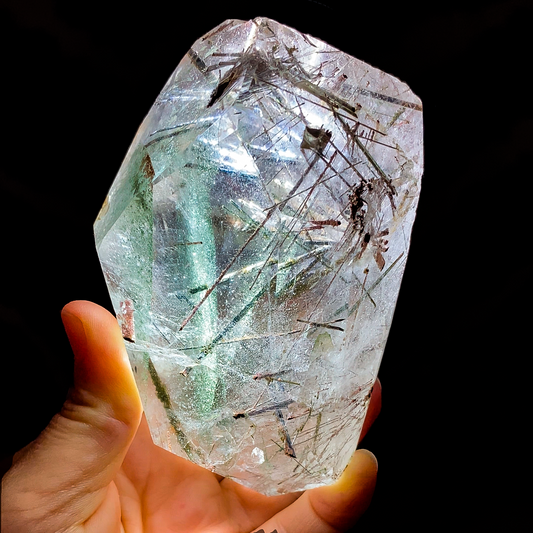 QUARTZ WITH TOURMALINE & CHLORITE