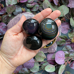 RAINBOW OBSIDIAN PEBBLE