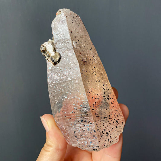 DISCO QUARTZ (HEMATITE & LEPIDOCROCITE)