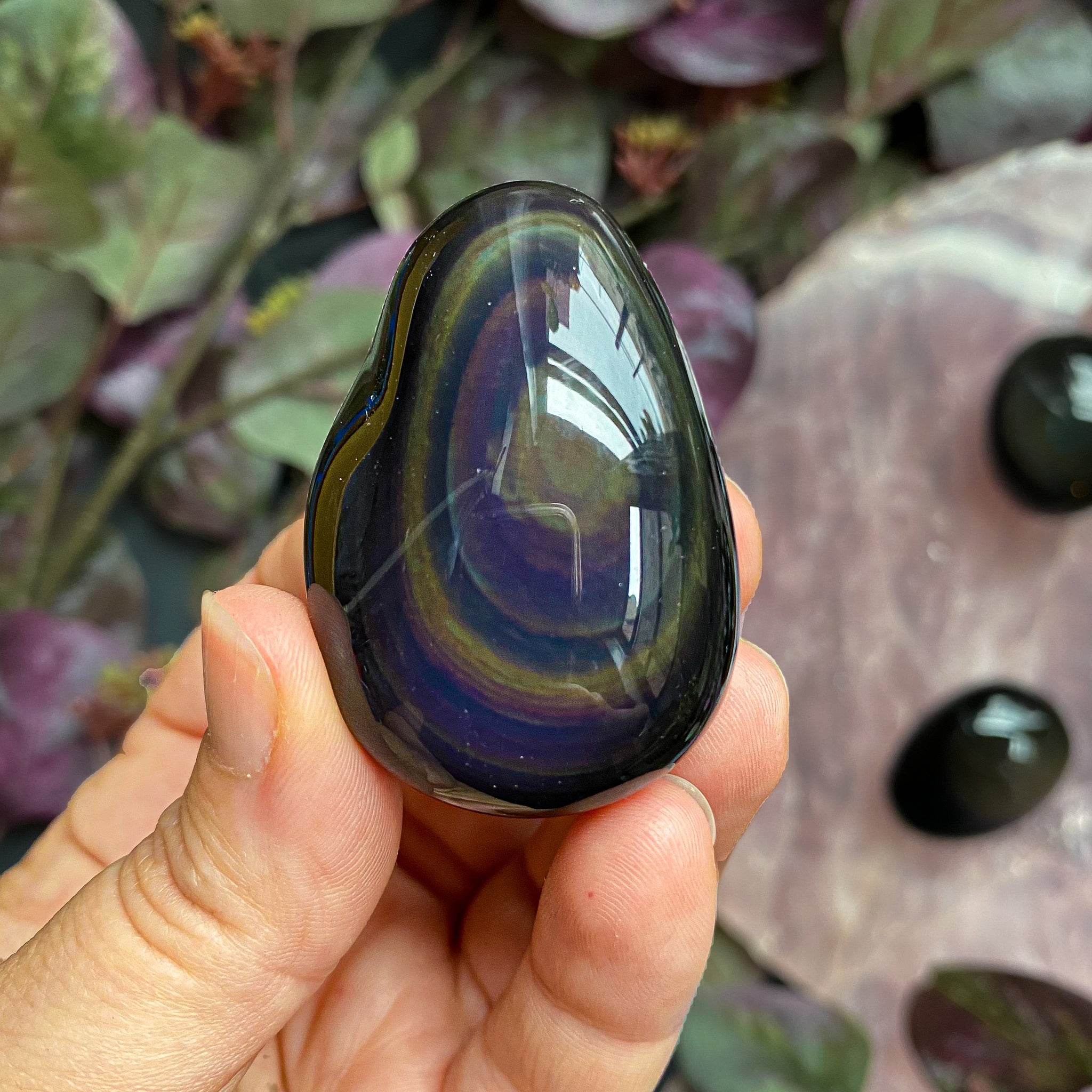 RAINBOW OBSIDIAN PEBBLE