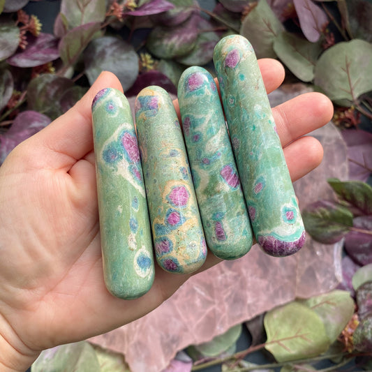 RUBY FUCHSITE WANDS